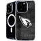 NFL Arizona Cardinals Black & White iPhone 16 Pro MagSafe Case